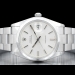 Rolex Oysterdate Precision 34 Argento Oyster Silver Lining Dial 6694 